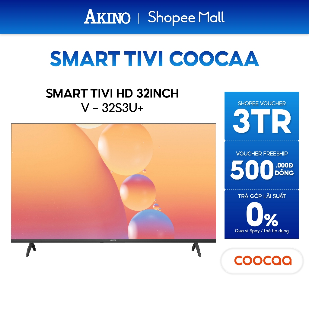 32S3U+ - Smart Tivi HD COOCAA 32 inch - Hàng Chính Hãng