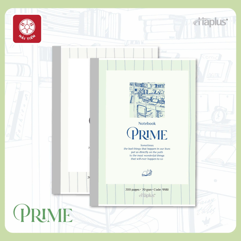 HẢI TIẾN Vở KN Haplus Prime 80/120TR ĐL 70gsm