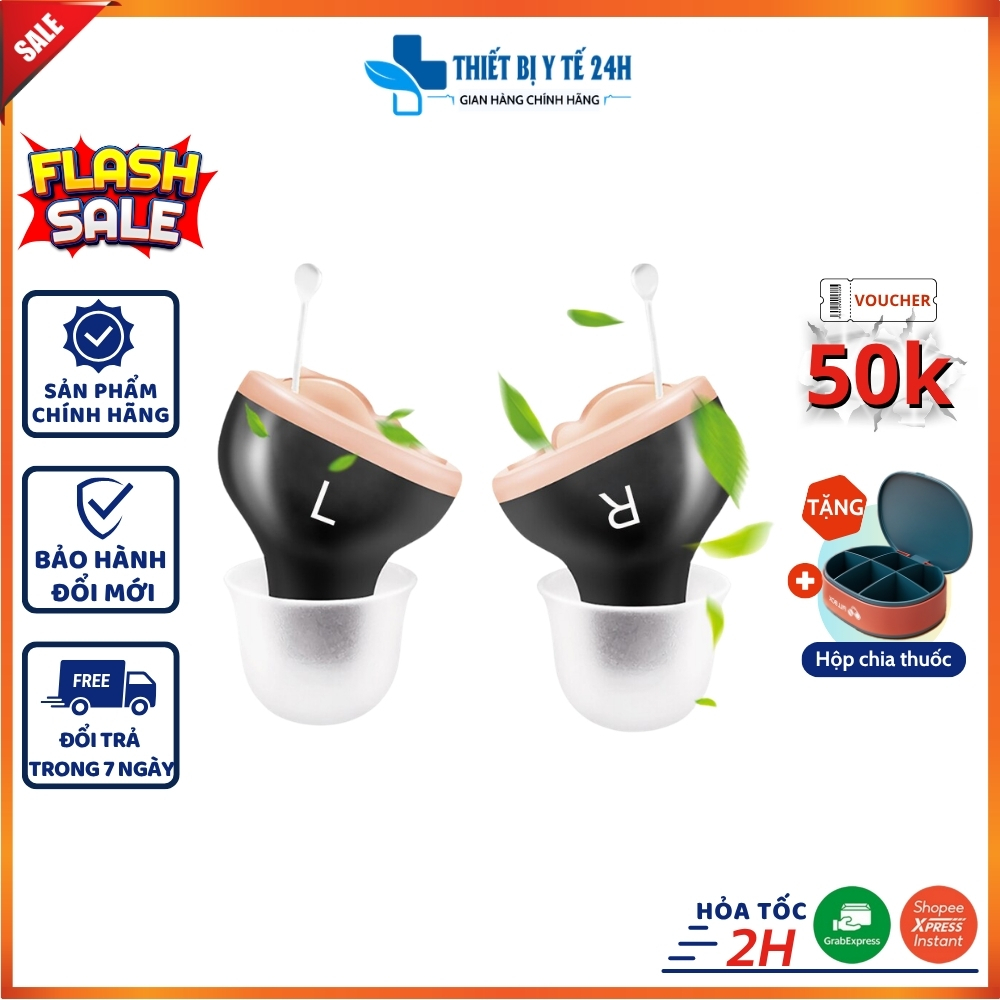 Máy trợ thính không dây siêu nhỏ GOODMAX GM-910 [BẢO HÀNH 24 THÁNG]