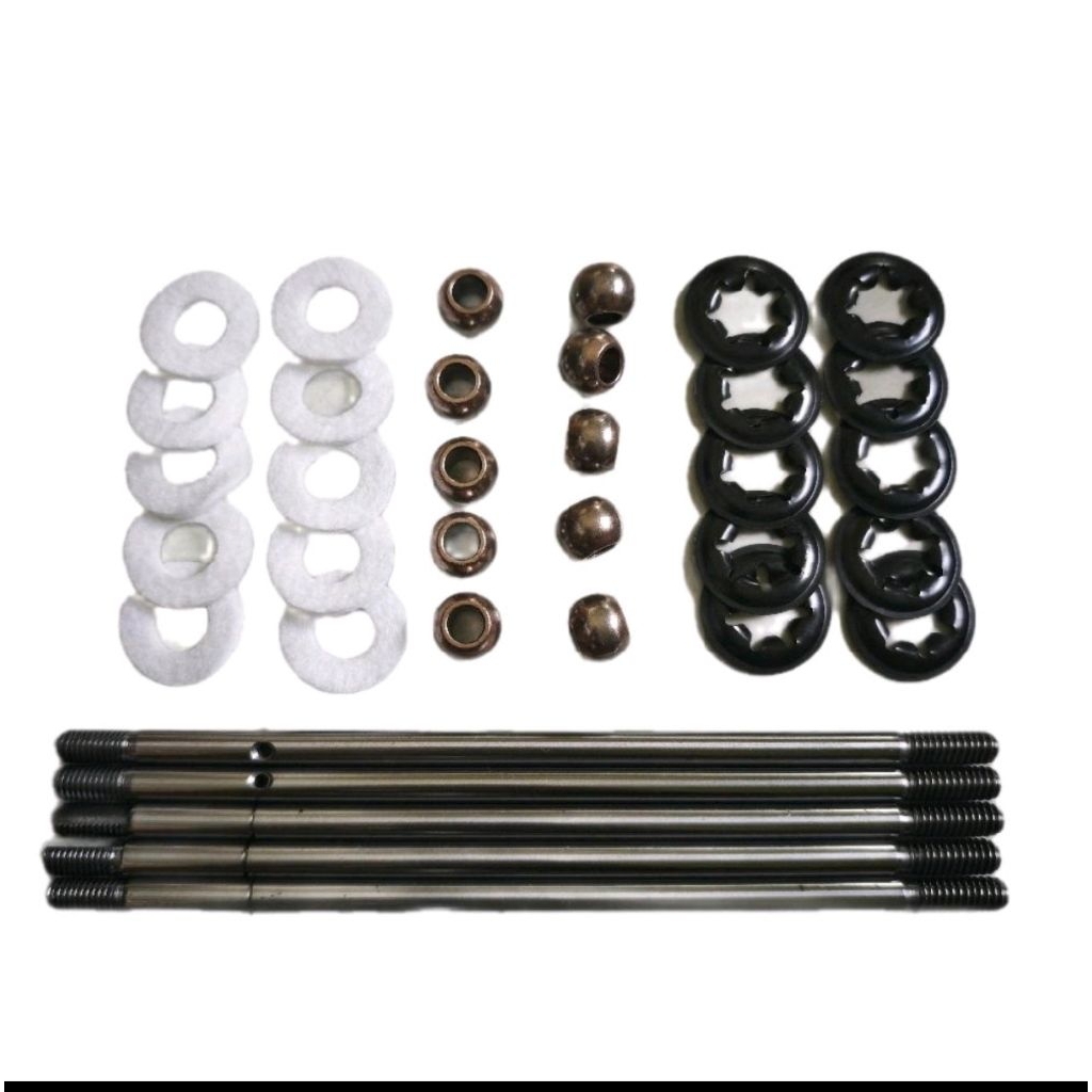Combo 4 món gồm 5 cốt B5 dài 21cm, 10 bạc thau, 10 nỉ và bông mai giữ bạc cho quạt B5, B6