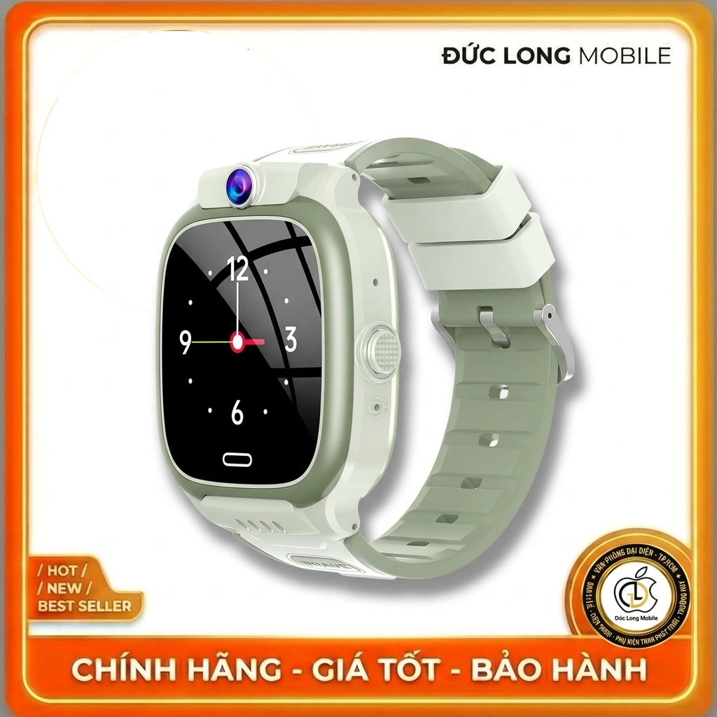 Đồng Hồ Định Vị Trẻ Em Y66 JVJ Có Video Call, Lắp Sim Nghe Gọi 2 Chiều, GPS, SOS, Chống Nước IP67 – 