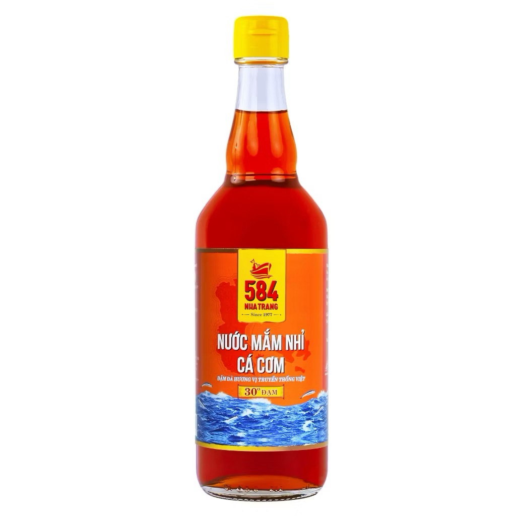 Nước Mắm 584 Nha Trang - 30 độ đạm (1 chai thủy tinh)