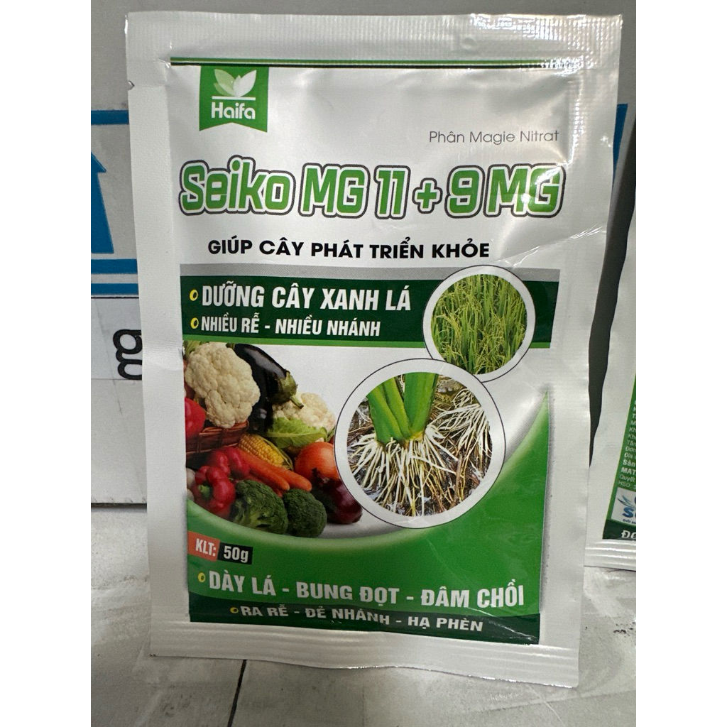 Phân bón Seiko Magie Nitrat (MgNo3) Lá Xanh Tốt, Dày, đâm chồi ra rễ cực mạnh, chống hiện tượng xoắn