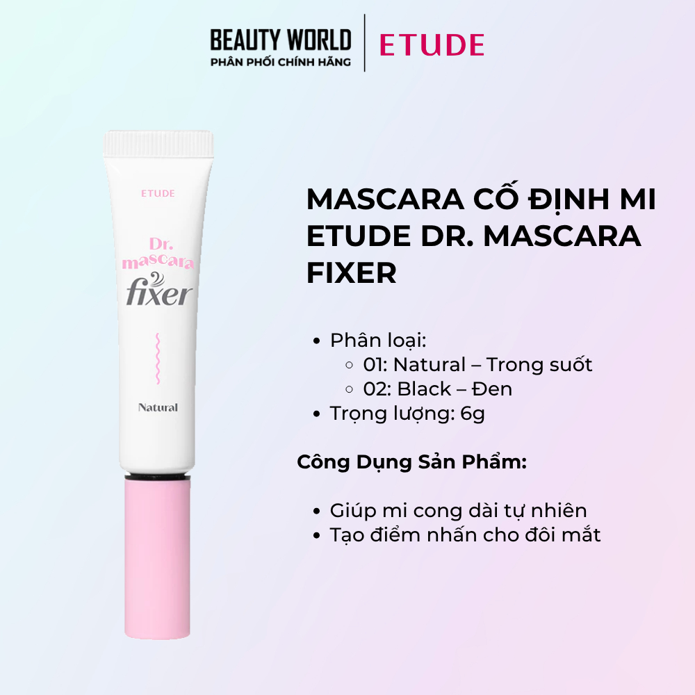 Mascara Cố Định Mi ETUDE Dr. Mascara Fixer từ Hàn Quốc
