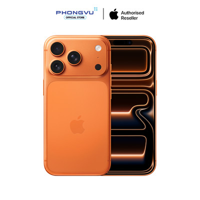 Điện thoại Apple iPhone 17 Pro 256GB (Chip A19 Pro | RAM 12GB | Pin 4252 mAh | Màn hình 6.3" 120Hz)