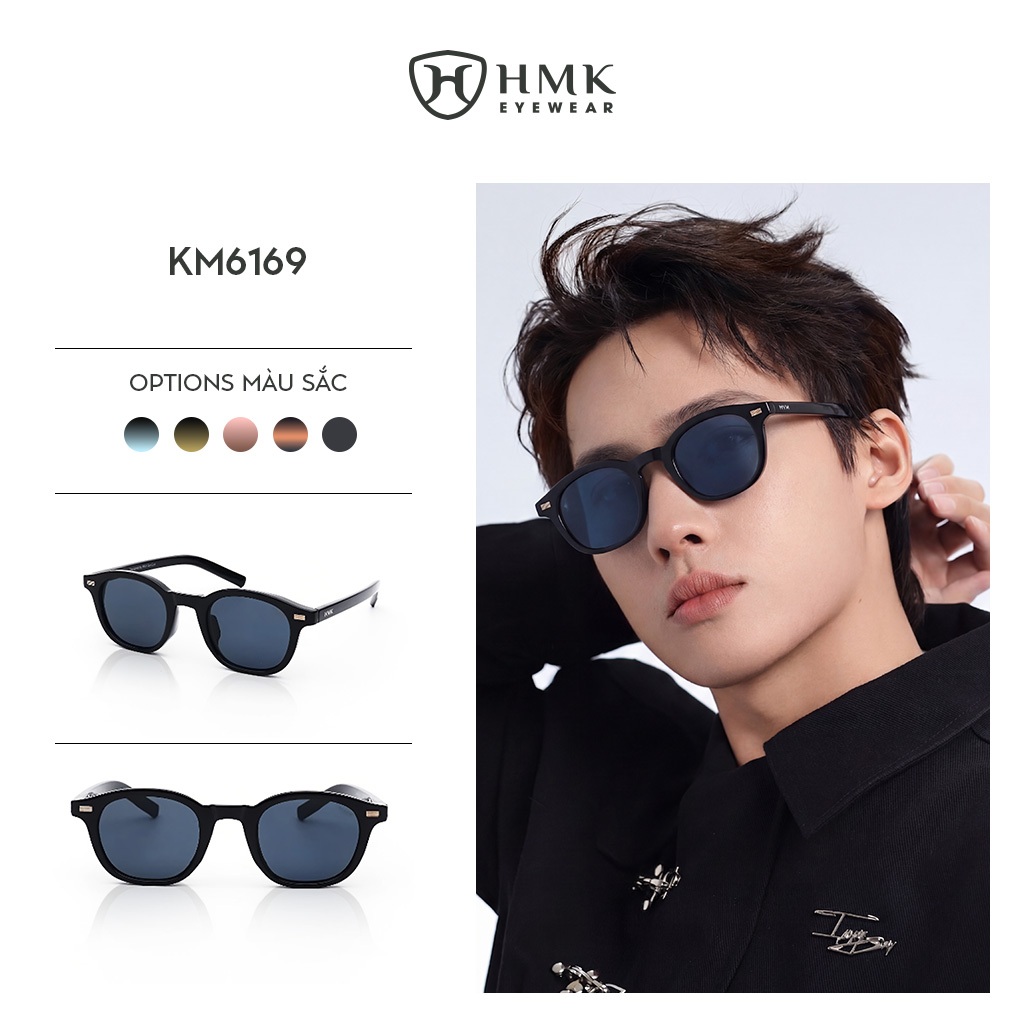 Kính Râm Chống Nắng HMK Eyewear Thời Trang Unisex Bảo Vệ Mắt Nhiều Màu Trendy - KM6169