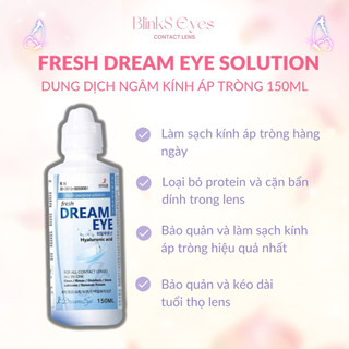 Nước Ngâm Lens Aqua B5 Nixcare Dream Eyes 160ml/360ml Nước Mắt Nhân Tạo Nhỏ Mắt