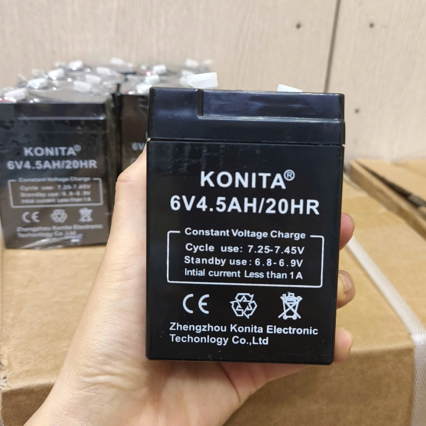 [Hỏa tốc] Ắc quy chì khô 6V4AH; 6V5.5AH dùng cho xe điện trẻ em, quạt tích điện, UPS| Có thể sạc lại