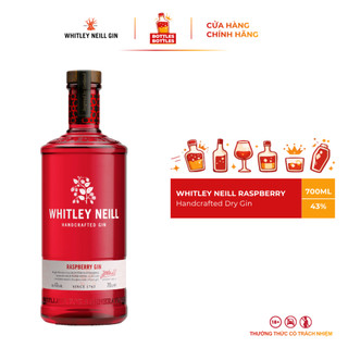 [CHÍNH HÃNG] Rượu Whitley Neill Raspberry Gin - 700ML - 43% - UK