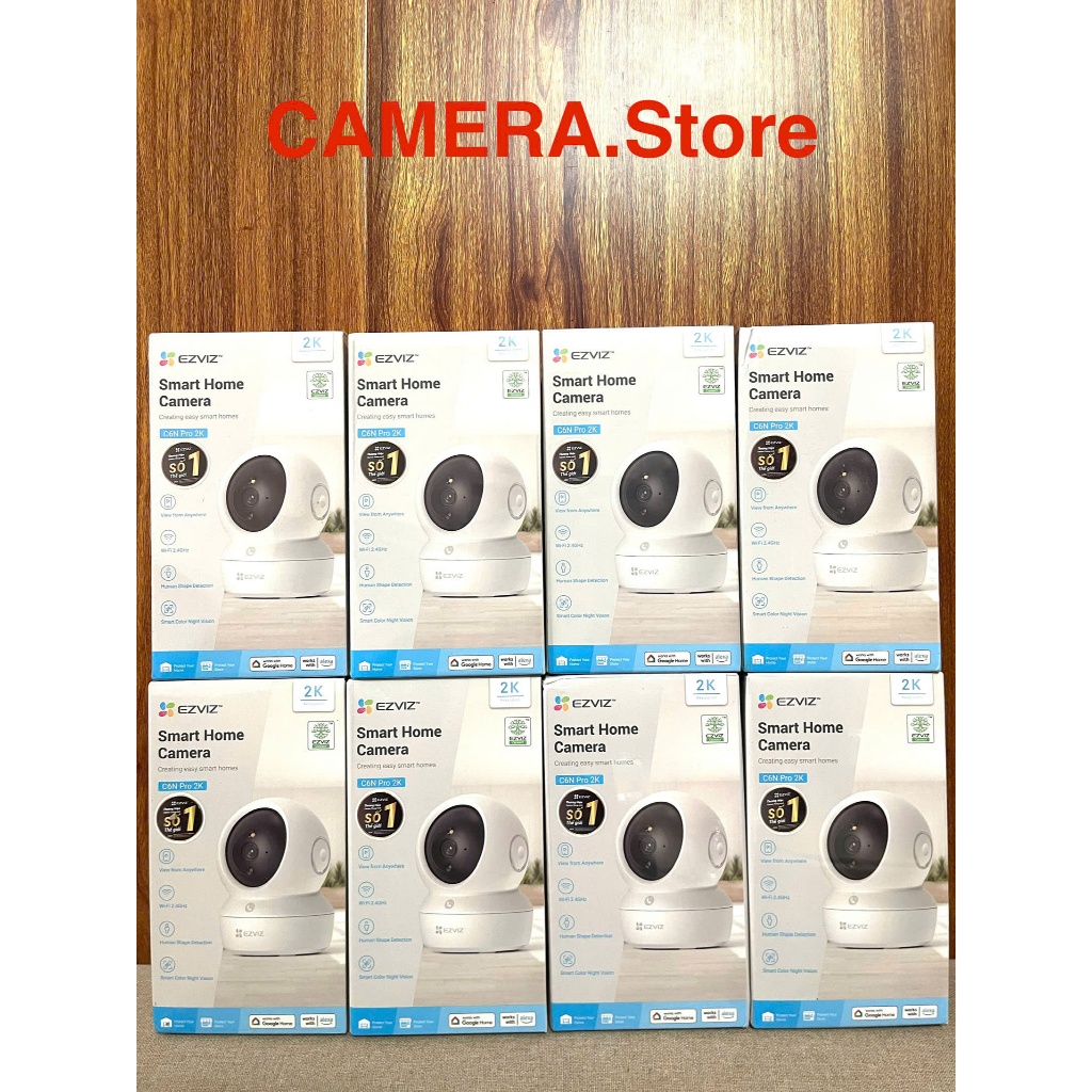 [ Giá Sỉ 10 chiếc C6N 3MP ] Camera Ezviz C6N Pro 2K - 3MP, XOAY 360 ĐỘ, TRONG NHÀ | Chính Hãng | Bảo