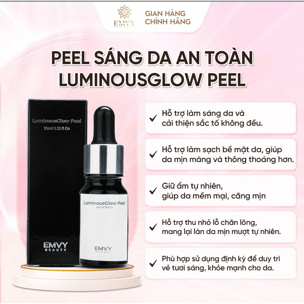 [Mua 1 tặng 1 ] PEEL BHA EMVY BEAUTY