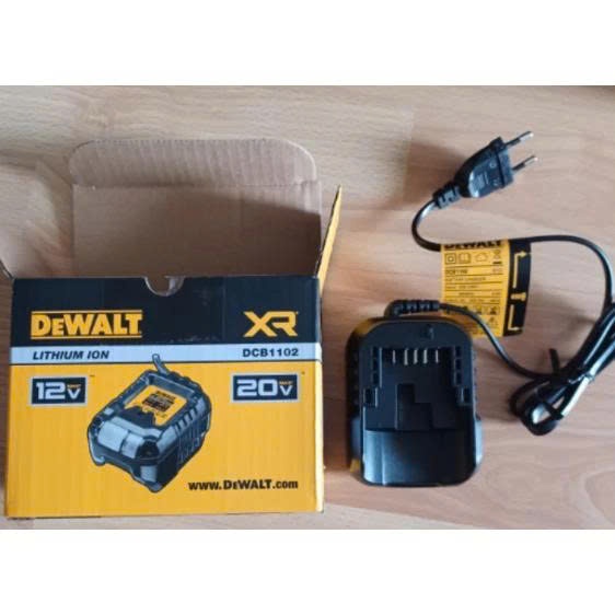 Đế sạc DEWALT DCB1102-B1 12-20V/2A