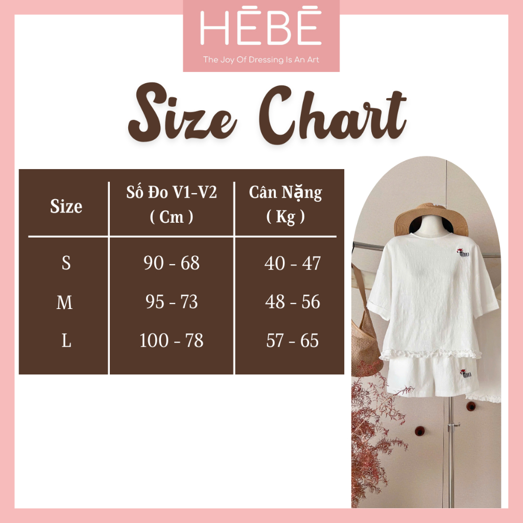 Set bộ nữ Oliver vải thô đũi thêu ngựa trẻ trung năng động, Bộ đồ nữ áo cộc tay kèm quần short cạp chun thời trang HEBE | BigBuy360 - bigbuy360.vn