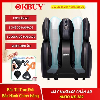 Máy massage chân cao cấp Nikio NK-289 - Mát xa bàn chân, bắp chân, bắp đùi cải thiện nhức mỏi, tê bì