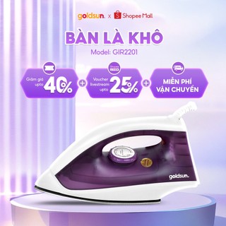 Bàn Là Khô Goldsun Bề Mặt Chống Dính Nhiều Chế Độ Linh Hoạt Mọi Loại Vải - GIR2201