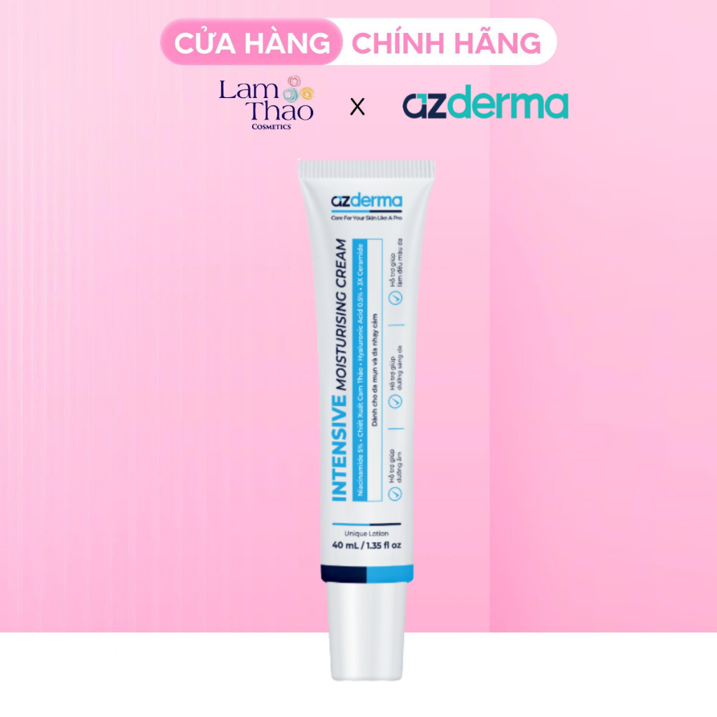Kem Dưỡng Ẩm Phục Hồi  Azderma Intensive Moisturising Cream