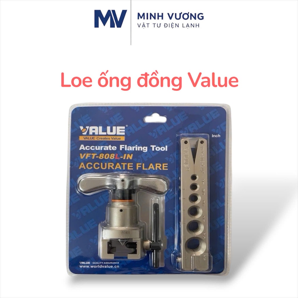 Bộ loe ống đồng Value VFT-808L-IN cao cấp - Bộ lã Value