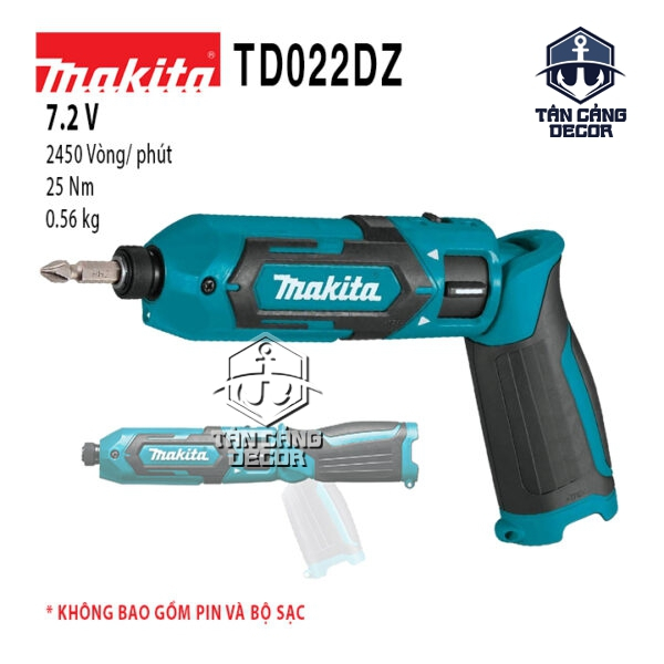 Máy Vặn Vít Gập Dùng Pin Makita TD022DZ (Thân Máy)