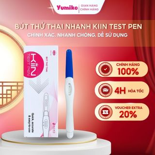 [CHE TÊN] Bút Thử Thai Cao Cấp Kiin Chính Xác 99.9%, Nhanh Chóng, Phát HIện Thai Sớm - Hộp 1 bút