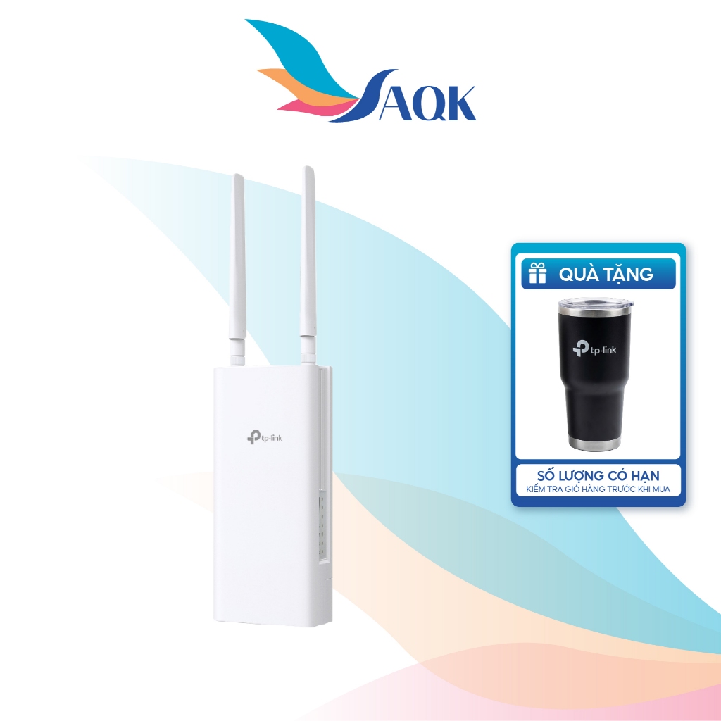 Bộ mở rộng sóng Wifi 4G LTE TP-Link Outdoor Router 300 Mbps TL-MR100-Outdoor - Hàng chính hãng