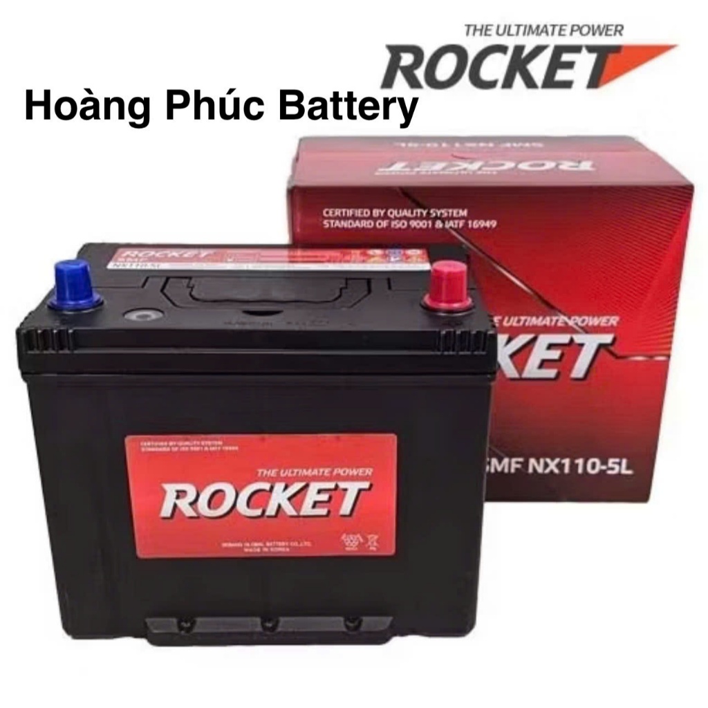 Bình Ắc Quy 12V-70Ah, Ắc Quy ROCKET SMF NX110-5/L