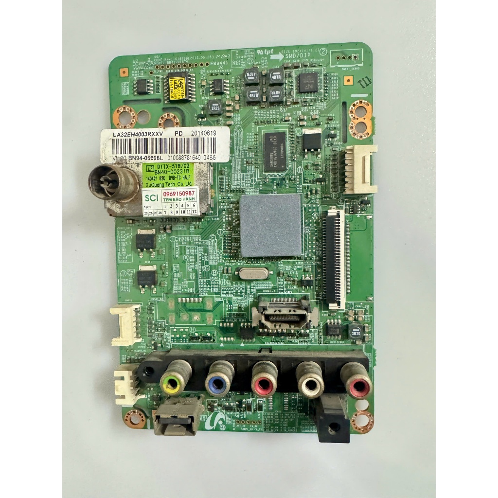 Bo main boar mạch linh kiện tivi tv SAMSUNG - UA32EH4003R 32EH4003 nguồn, xử lý chung chính chủ khiể