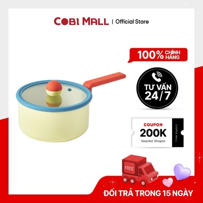 Quánh Neoflam Danish 18cm Chống Dính Cao Cấp, Đáy Từ Có Nắp – Cobi Home