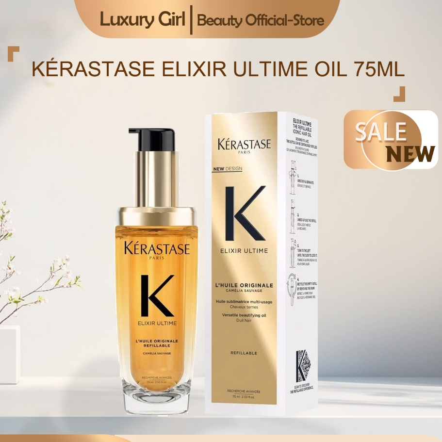 TINH DẦU DƯỠNG TÓC KERASTASE ELIXIR ULTIME 75ML Fullbox