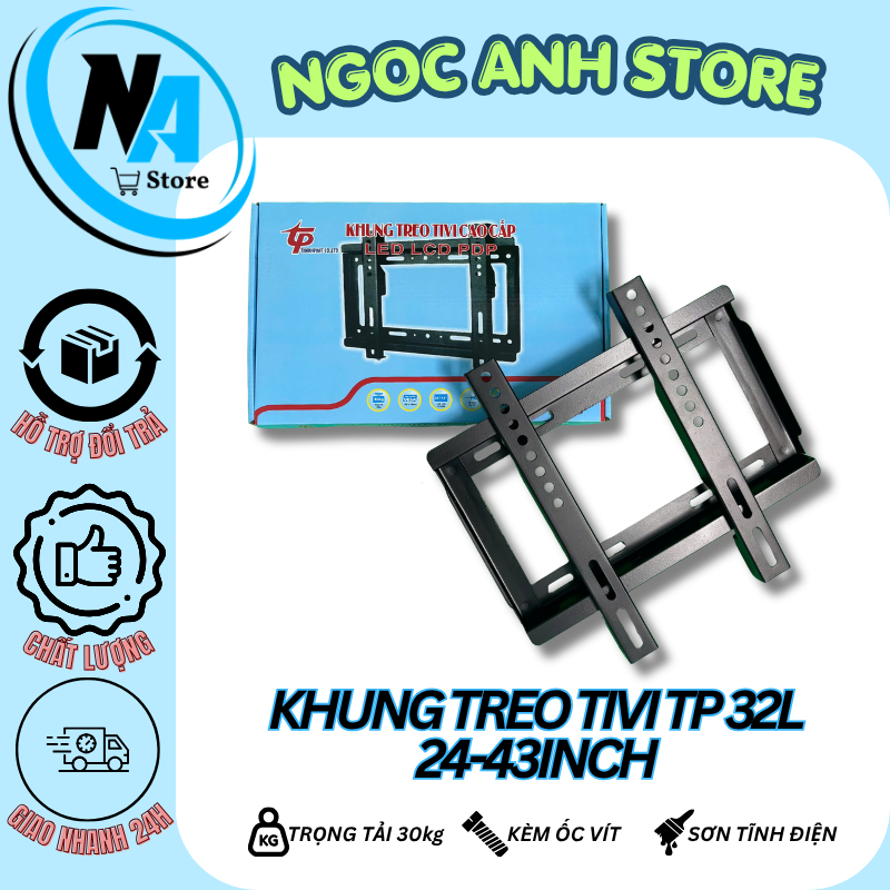 Khung Treo Tivi Thẳng Sát Tường 32INCH (24-43inch)