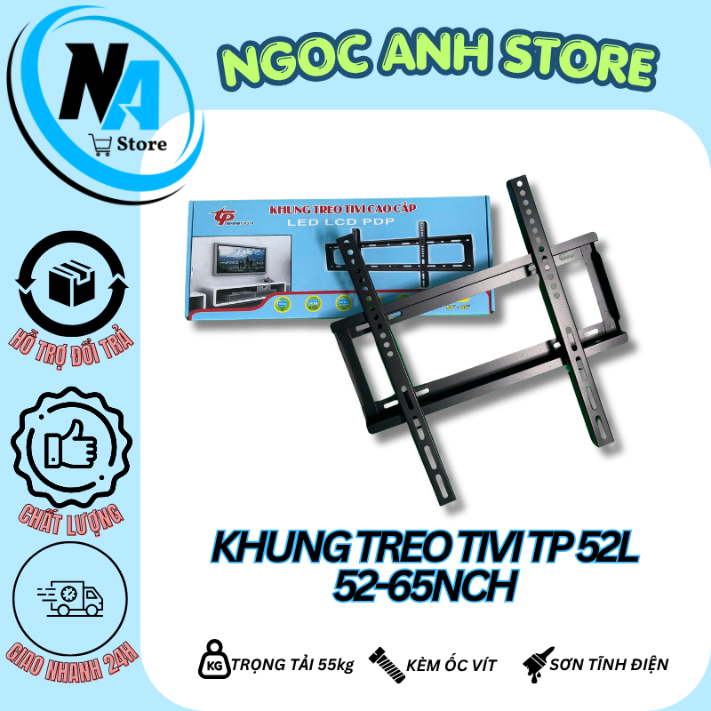 Khung Treo Tivi Sát Tường Bản 52INCH (50-65INCH)