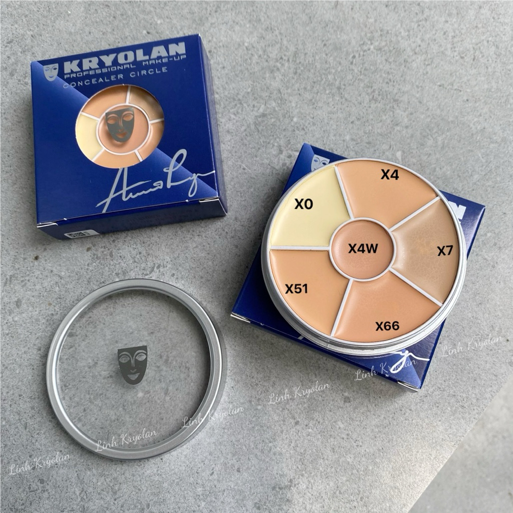 ( Số 1 ) Bảng Che Khuyết Điểm Kryolan Fullsize 40g Chính Hãng