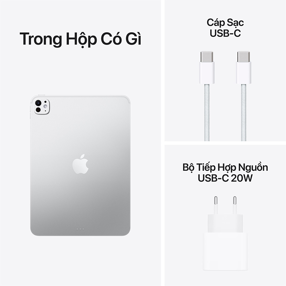 Máy tính bảng Apple iPad Pro M5 11 inch Wifi 256GB 2025 (Chip M5 | RAM 12GB | Ultra Retina XDR) | BigBuy360 - bigbuy360.vn