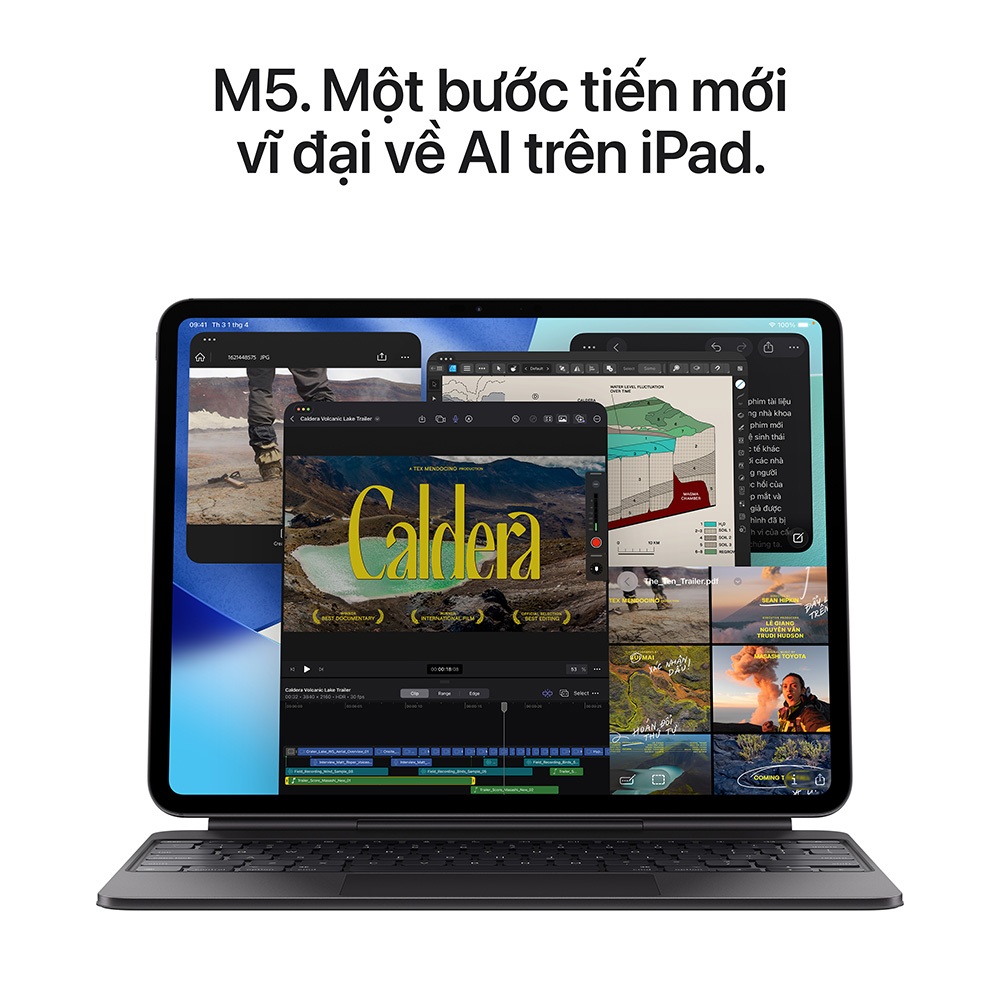Máy tính bảng Apple iPad Pro M5 11 inch Wifi 256GB 2025 (Chip M5 | RAM 12GB | Ultra Retina XDR) | BigBuy360 - bigbuy360.vn