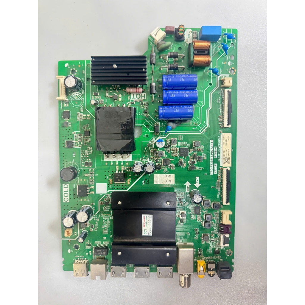 Bo main boar mạch linh kiện tivi tv TCL - 50P615 nguồn, xử lý chung chính chủ khiển