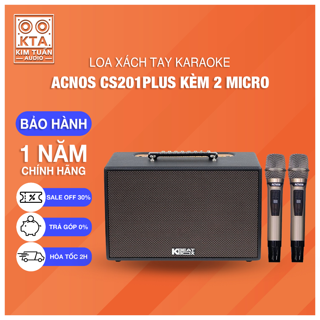 Loa Karaoke Xách Tay ACNOS CS201PLUS 500W, CS250Pro và CS160Pro 400W Tặng Kèm 2 Mic Hàng Chính Hãng 