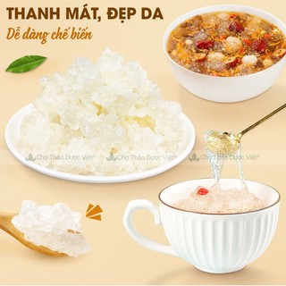 Tuyết yến kéo sợi 100g, nguyên liệu chè dưỡng nhan tự chọn, bồ mễ, nhựa đào, tuyết yến vân nam