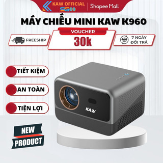 Máy Chiếu Mini KP960 Siêu Nét  Android 10.0, Chiếu Phim, Dạy Học, Âm Thanh Sống Động, BH 24 Tháng