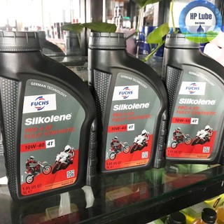 Nhớt Fuchs Silkolene 10w40 Pro4 Cho Xe Côn Tay, Xe Số Chính Hãng Mẫu Mới [Live1]