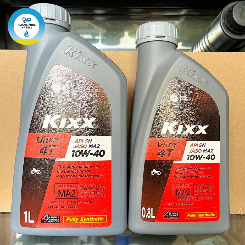 Nhớt KIXX Xe Ga/ Kixx Xe Số Tổng Hợp Hoàn Toàn 5W40/10w40 0.8L/1L [Flashsale]