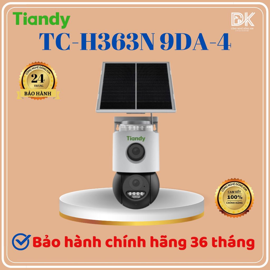 Camera IP 4G 3MP+3MP Tiandy TC-H363N 9DA-4 Color Maker CHÍNH HÃNG