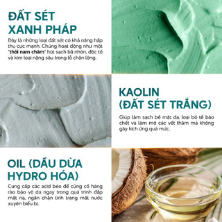 Mặt nạ đất sét xanh Placentor Purifying Mask 150ml