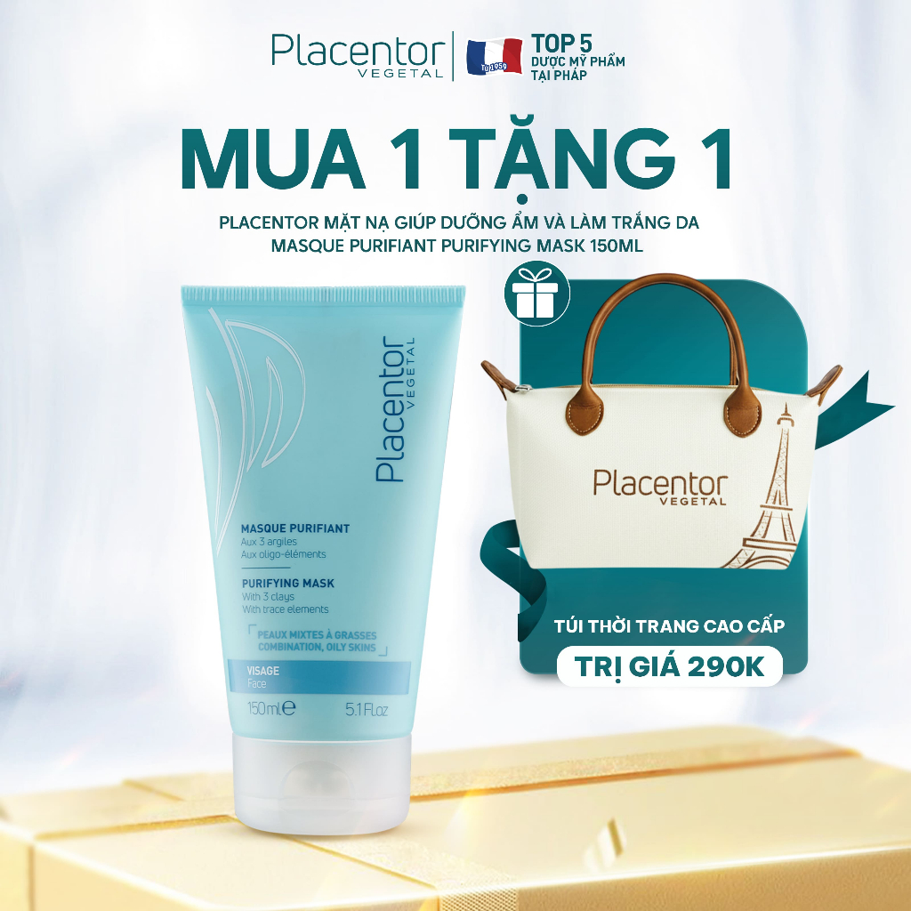 Mặt nạ đất sét xanh Placentor Purifying Mask 150ml