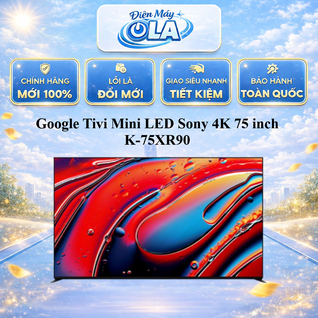 (HCM) - K-75XR90 - Google Tivi Mini LED Sony 4K 75 inch K-75XR90