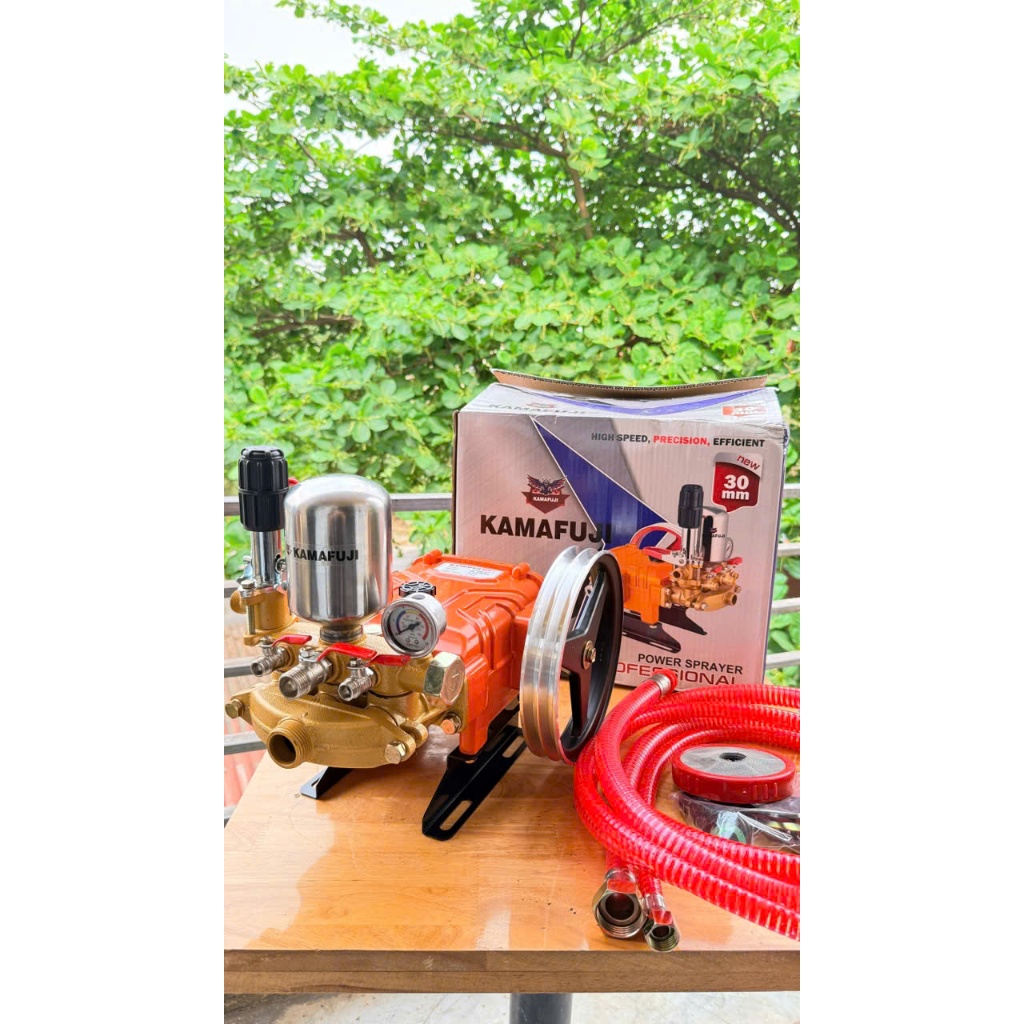 [Ty Sứ] Đầu bơm máy rửa xe Piston sứ áp lực cao 2.9HP kamafuji