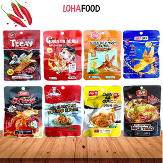 Combo Mix 20 chân gà rút xương các loại Annalala Làng An Ủ Muối Hoa tiêu Tê cay Tứ Xuyên Heyyo Tương thơm Ớt cay