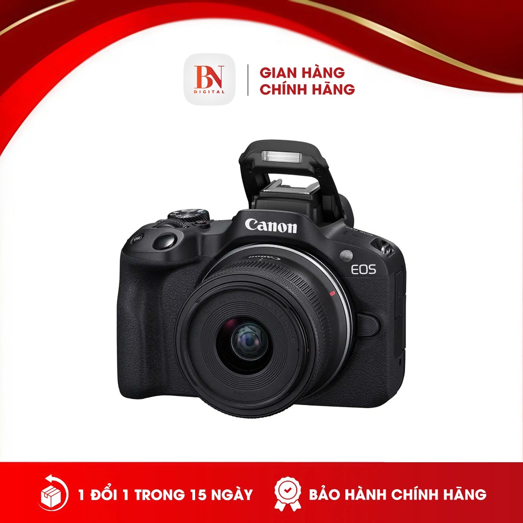 [ Bảo hành 24 tháng ] Canon EOS R50 + RFS 18-45 NEW Chính hãng | Canon R50, Canon R50 kit