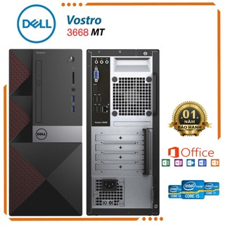 Máy Tính Bộ DELL Vostro 3668 Core i3 i5 i7 , Ram 8G, SSD 256G có WiFi + Bluetooth ( Bảo hành 1 năm)