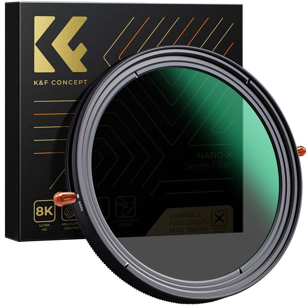 Kính lọc Filter K&F Concept 2 in 1 Nano-X CPL & ND2-ND32