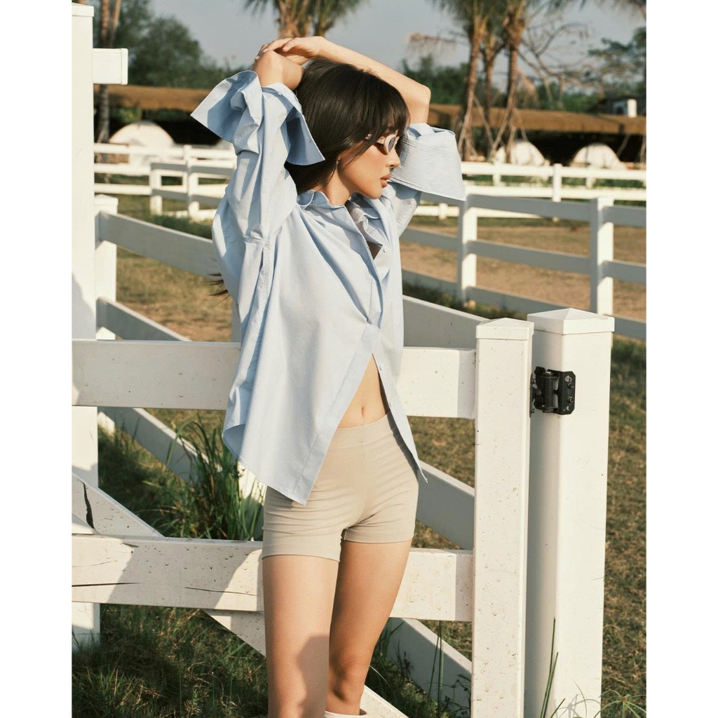 Quần short ôm biker dành cho nữ BASIC MUSE BIKER