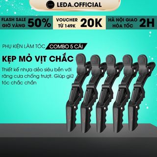 Kẹp mỏ vịt QH Lactus Season Kẹp cá sấu giữ tóc nhuộm, giữ nếp khi tạo kiểu tóc, cố định tóc uốn chắc chắn
